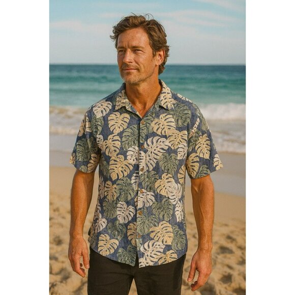 Vintage Cooke Street Honolulu Hawaiian Shirt XL EUC - Picture 1 of 5